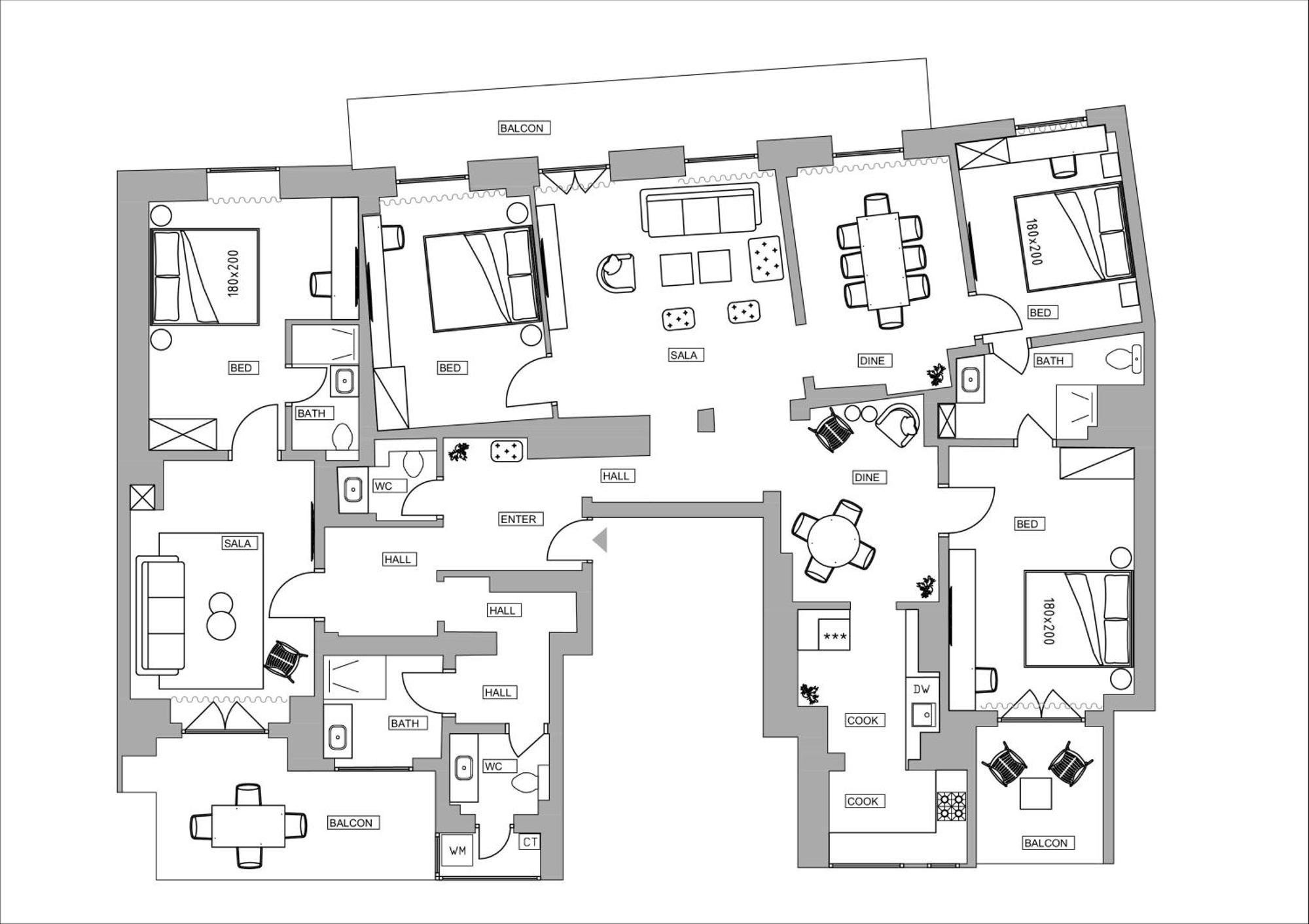 Loggia & Luxe 5Br Penthouse In Universitatii Area Bükreş Dış mekan fotoğraf